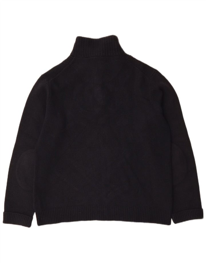 Męski sweter zapinany na guziki Timberland 2XL Granatowa wełna owcza