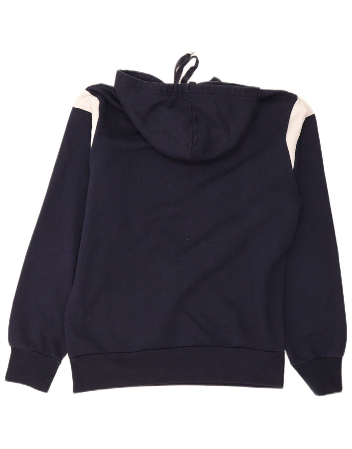 Męski sweter z kapturem LOTTO, duży, granatowy, z blokami kolorów