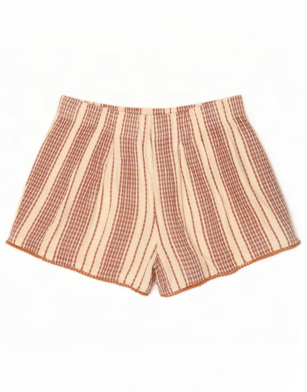 Damskie szorty Marks & Spencer UK 14 Medium W32, wiskoza w białe paski