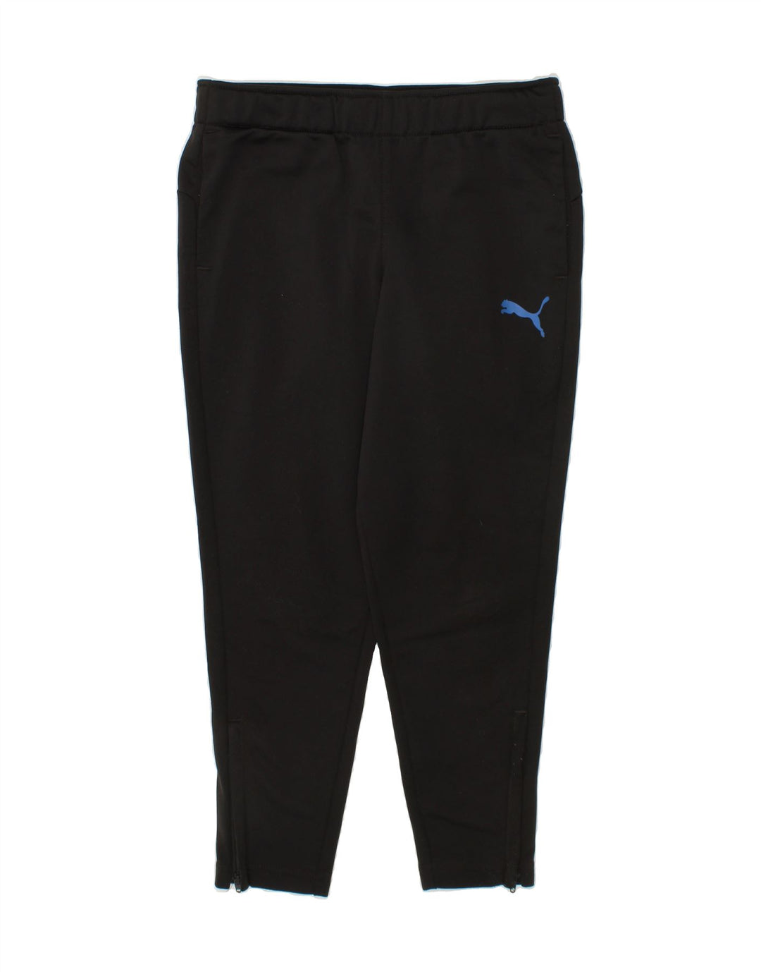 PUMA Girls Tracksuit Trousers 5-6 Years XS  Black Polyester Vintage Puma and Second-Hand Puma from Messina Hembry 