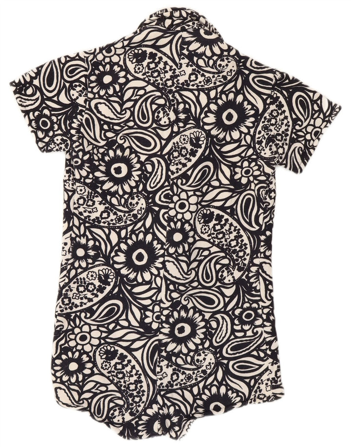 Body damskie w stylu vintage IT 44, średnie czarne Paisley