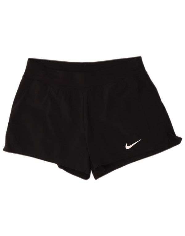 Damskie spodenki sportowe Nike Dri Fit UK 12, średni czarny poliester