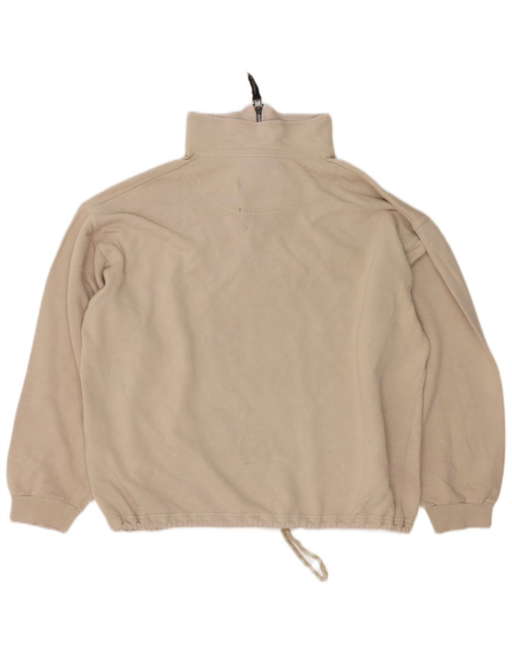 Damska bluza z kapturem Champion Oversized Graphic UK 16, duża, beżowa