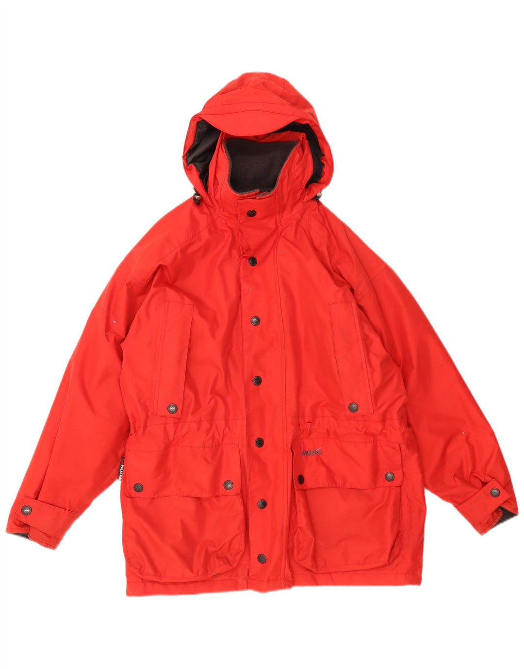 Męska kurtka wiatrówka z kapturem Musto UK 36 Small Red Polyester