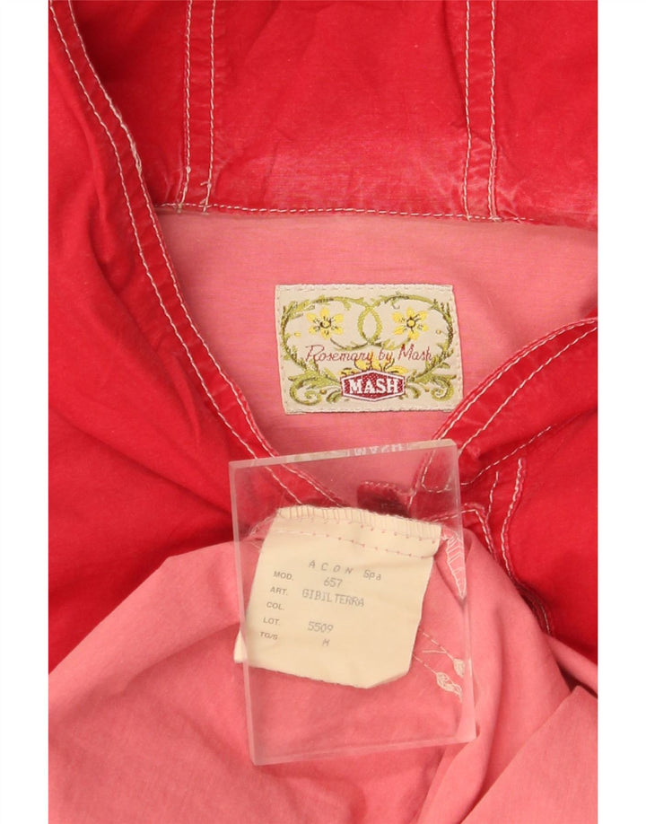 Damska kurtka użytkowa z kapturem MASH, UK 14, średnia czerwona, bawełniana