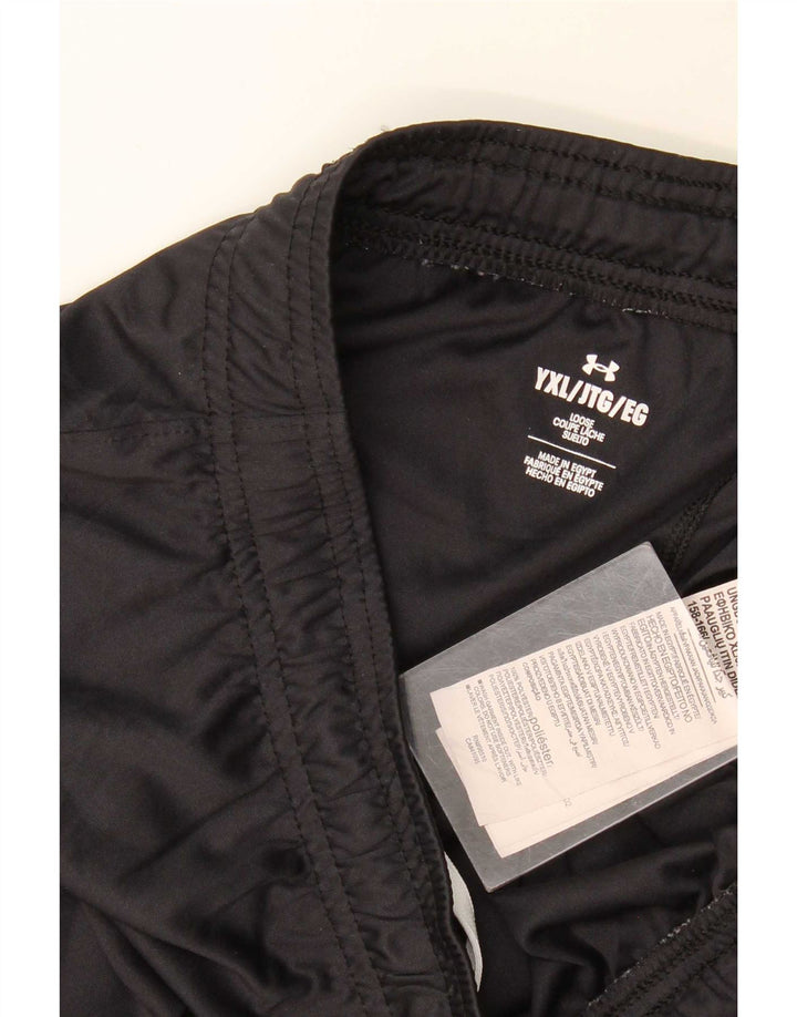 Chłopięce spodenki sportowe Under Armour 13-14 lat XL, czarny poliester