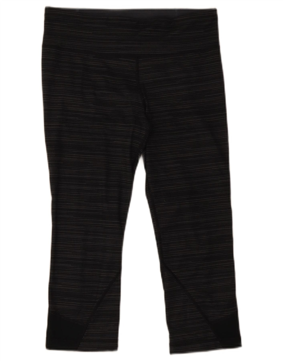 Damskie legginsy Capri Under Armour UK 10, małe, szare, poliestrowe paski