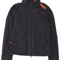 Damska kurtka przeciwdeszczowa Superdry The Windcheater Graphic UK 12, średni granat