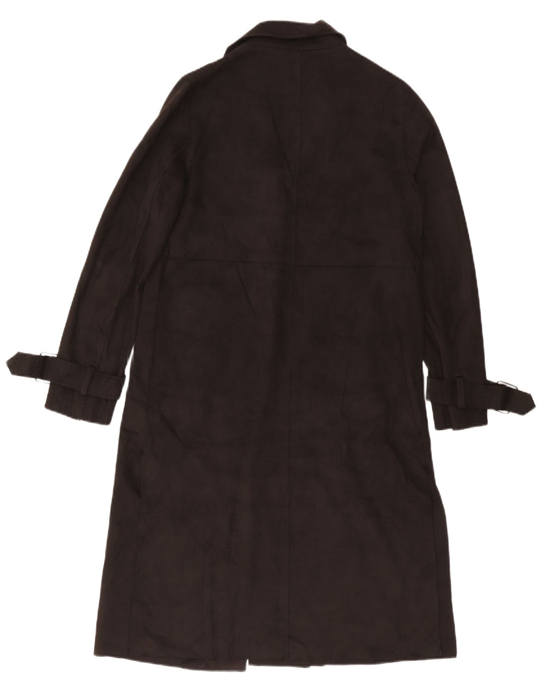 Podstawowy płaszcz damski Zara UK 12, średni czarny poliester