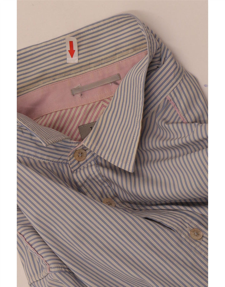 Koszula męska Ted Baker, rozmiar 5, niebieska, bawełniana w prążki