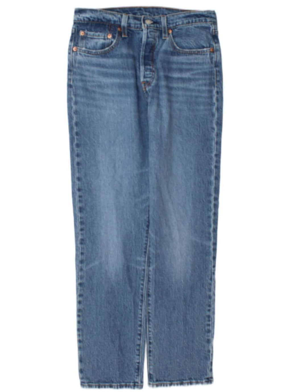 Męskie jeansy Levi's 501 Straight W28 L30 Niebieskie bawełniane