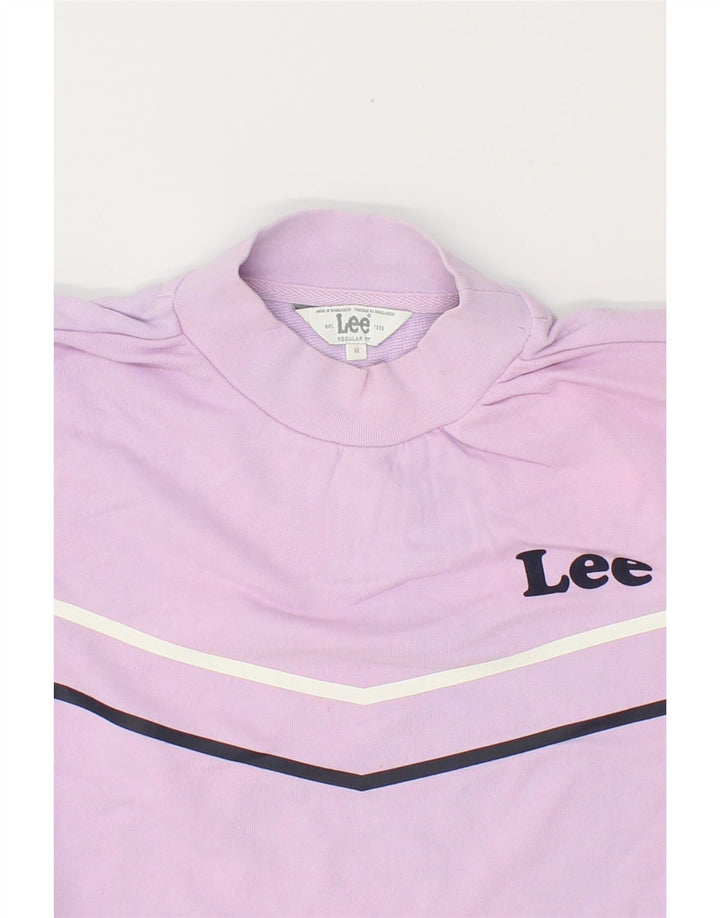 LEE Womens Regular Fit Sweatshirt Jumper UK 14 Medium Pink Cotton Vintage Lee and Second-Hand Lee from Messina Hembry 
