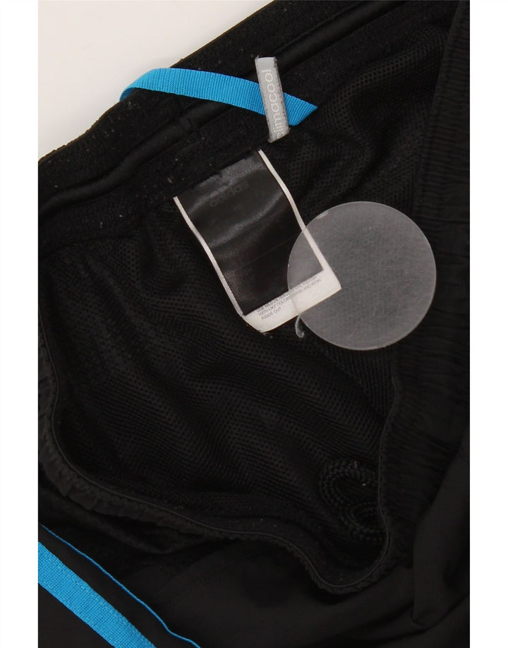 Męskie spodenki sportowe ADIDAS Climacool, małe, czarne, poliestrowe