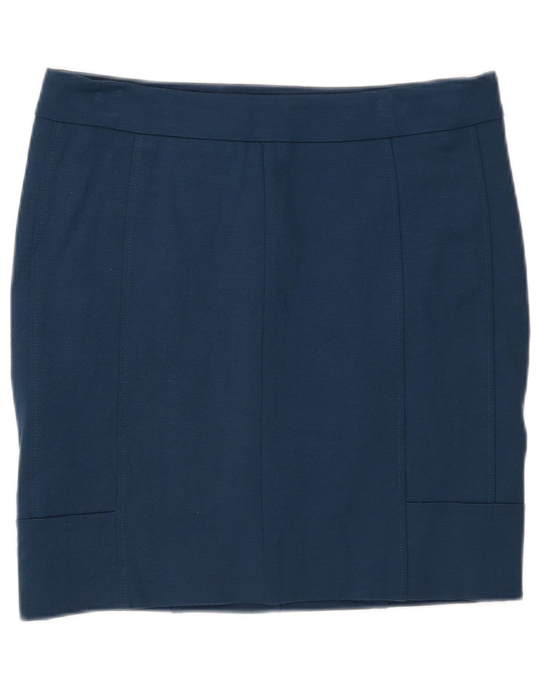Damska spódniczka mini Calvin Klein US 4 Small W28 niebieska wiskoza