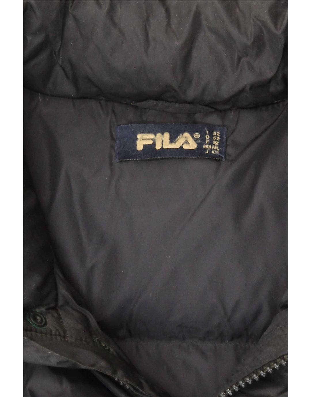 Męska wyściełana kamizelka Fila IT 52 XL, czarna, poliamid