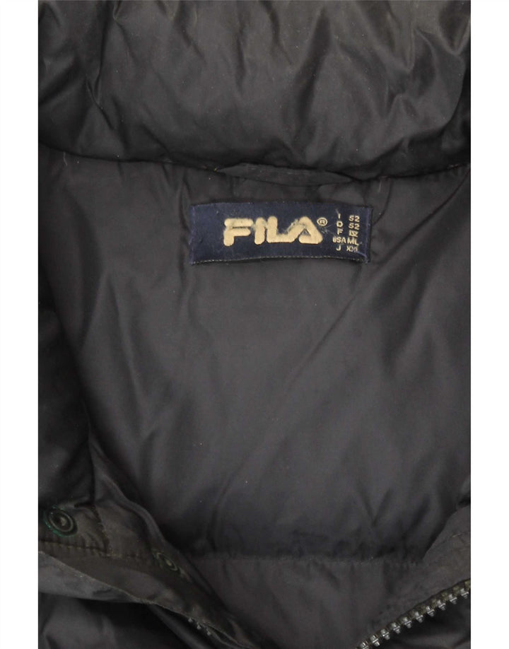 Męska wyściełana kamizelka Fila IT 52 XL, czarna, poliamid