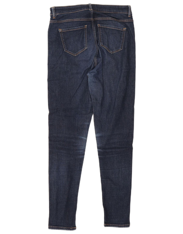 Marks & Spencer Damskie Skinny Jeans UK 10 Small W28 L27 Granatowe