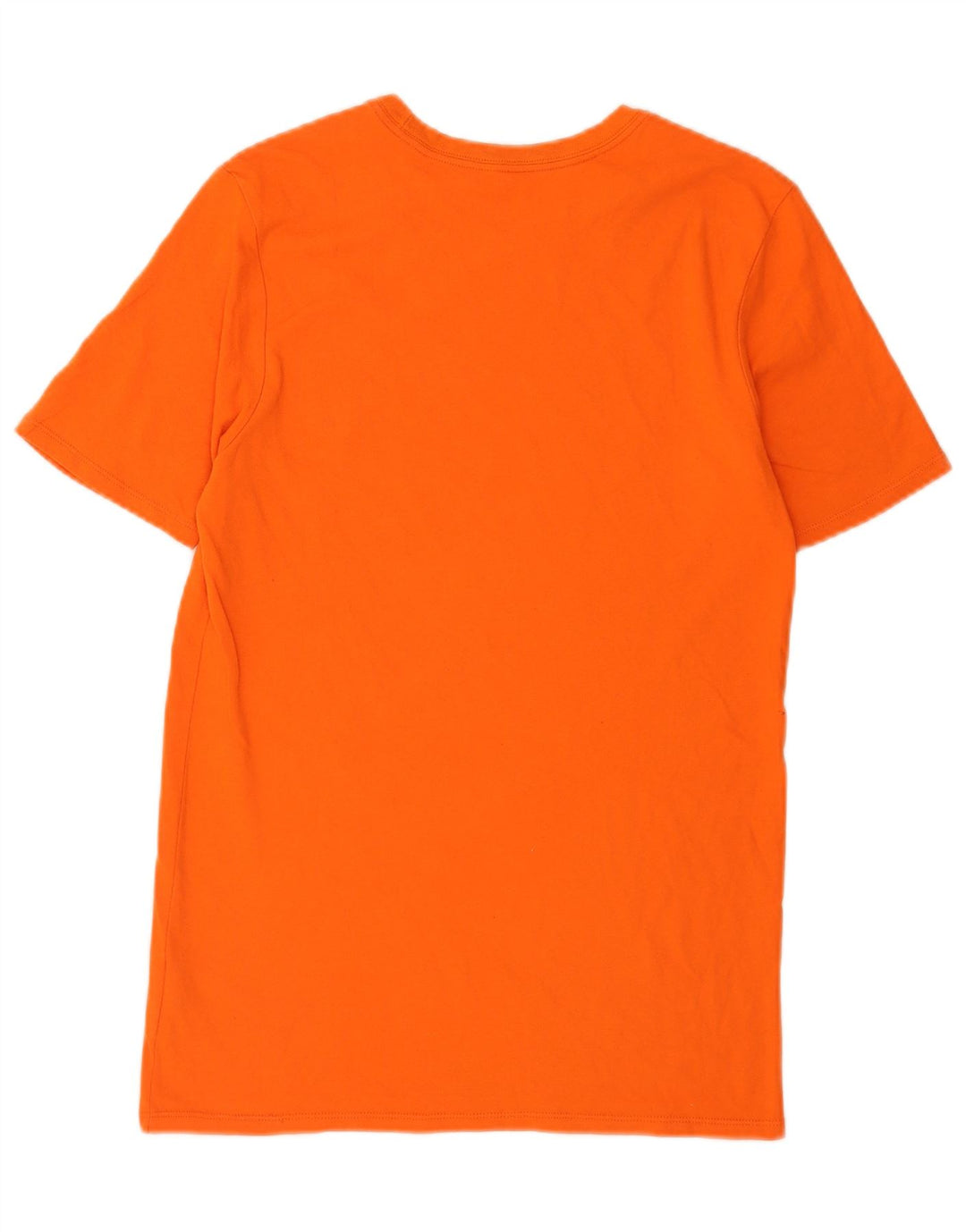 Męski T-shirt Nike o sportowym kroju, mały, pomarańczowy, bawełniany