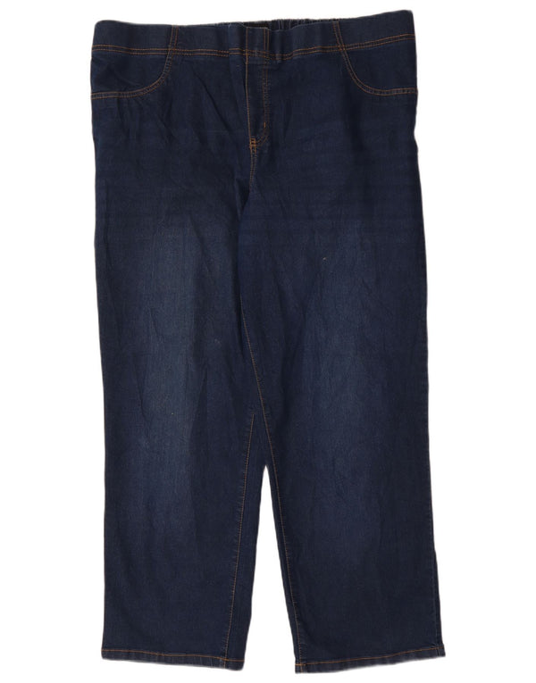 Dżinsy Marks & Spencer Damskie Autograph Straight UK 22 3XL W44 L29 Granatowe