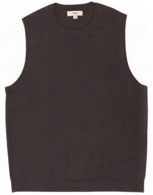 Kamizelka damska Marks & Spencer UK 18 XL Szara, nakrapiana wiskoza