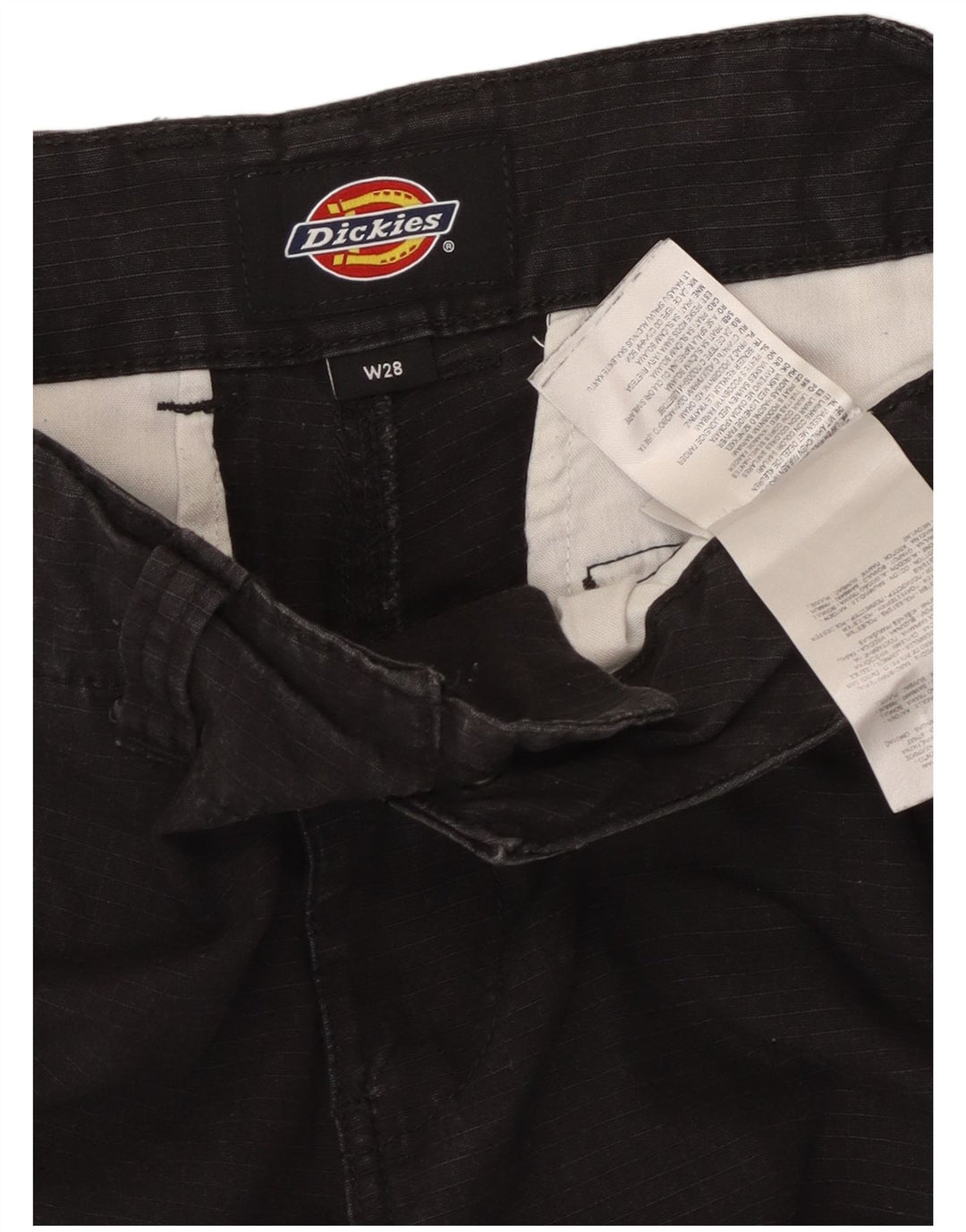 Męskie proste spodnie cargo DICKIES W28 L29 Czarna bawełna