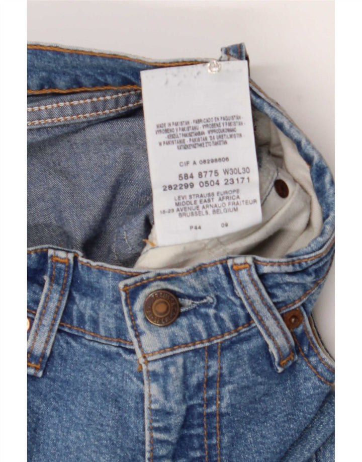 Damskie jeansy Levi's Bootcut W30 L30 Niebieskie bawełniane
