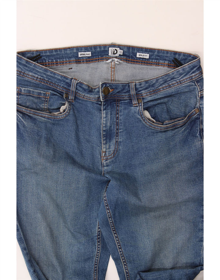 DACK'S Mens Straight Jeans IT 52 XL W36 L34 Blue Vintage Dack's and Second-Hand Dack's from Messina Hembry 
