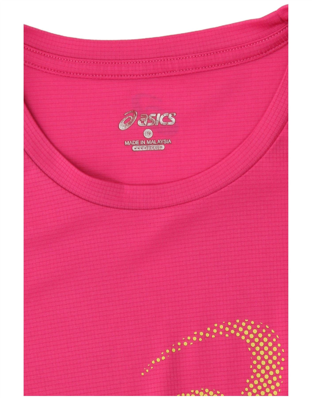 Damska koszulka graficzna Asics Top UK 10, mała, różowa