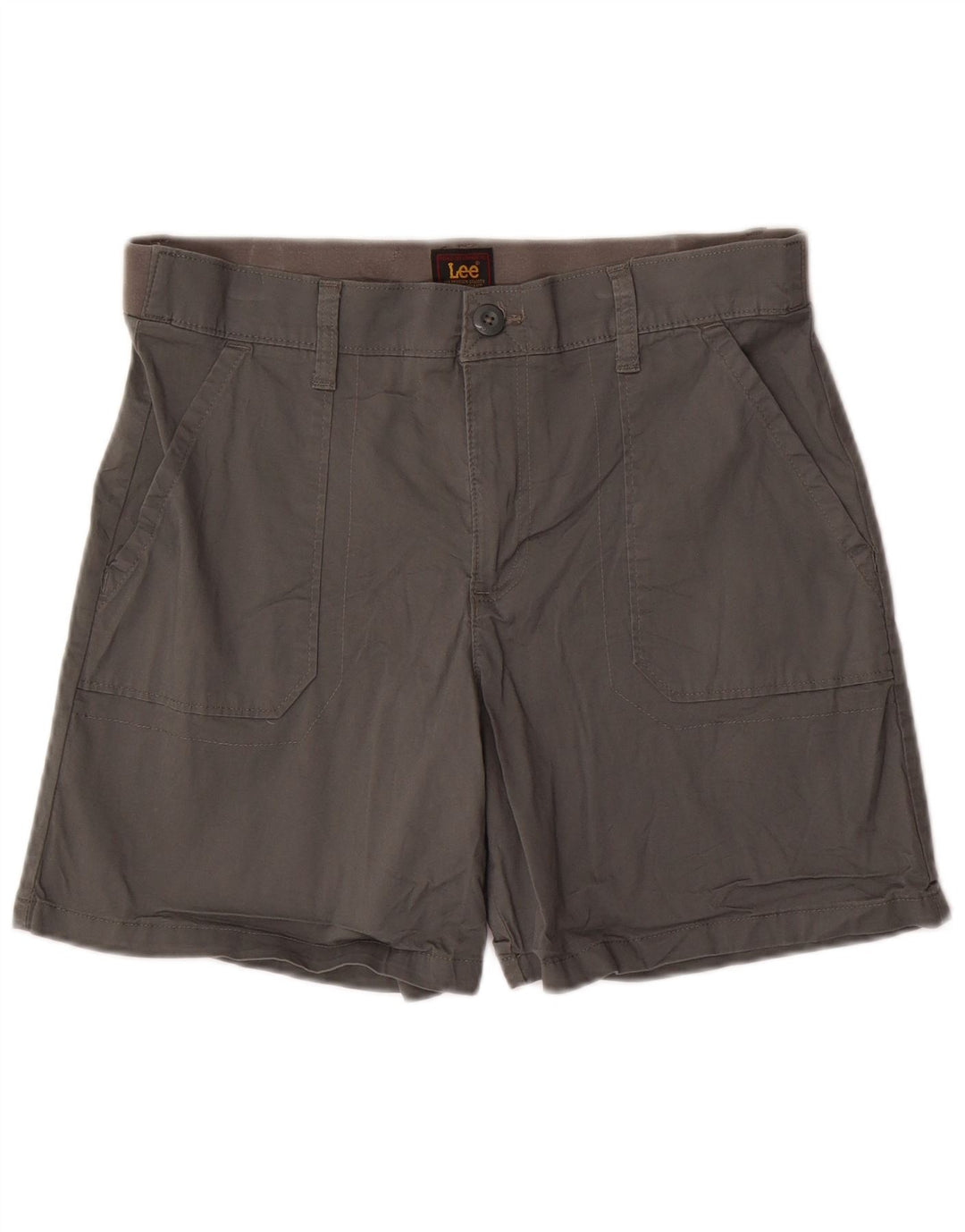 Damskie spodenki Chino LEE, duże, W34, bawełna khaki