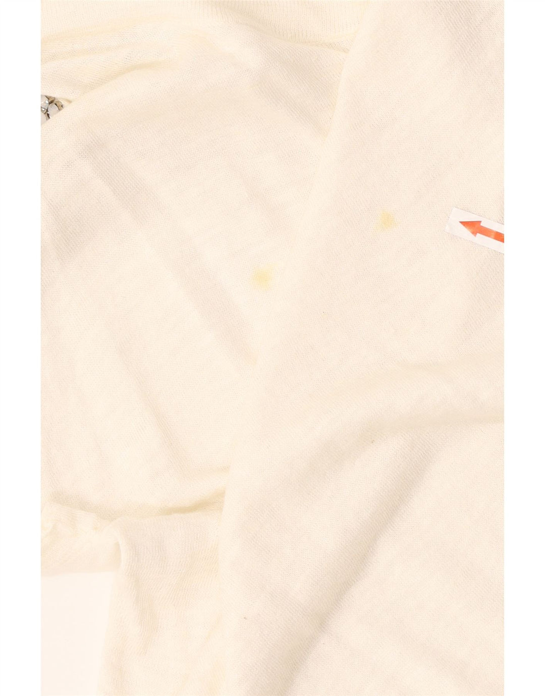 Patrizia Pepe Damski top oversize z odkrytymi ramionami US 2 XS, biały len