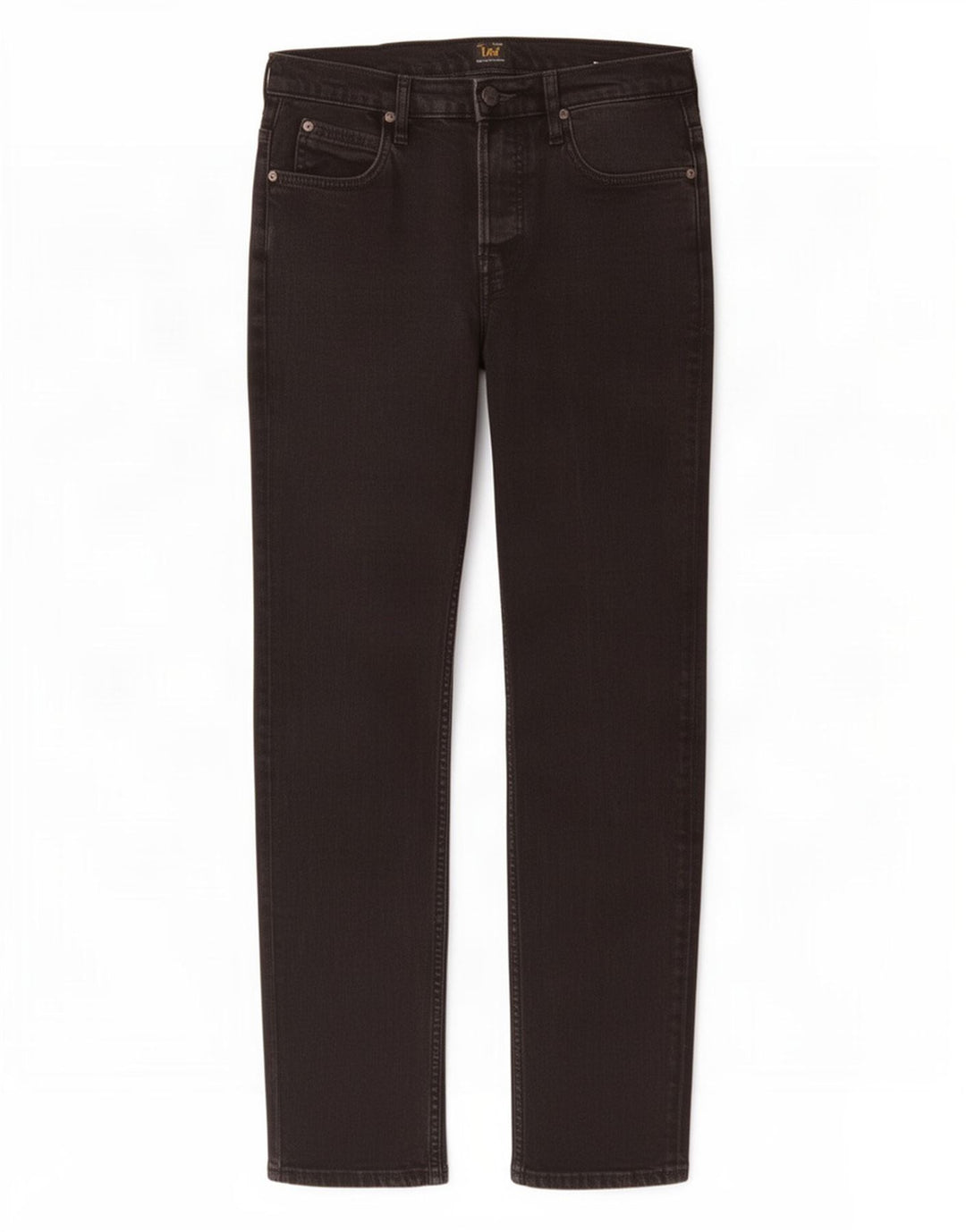 Damskie jeansy Lee Powell Slim W30 L32 Czarne bawełniane
