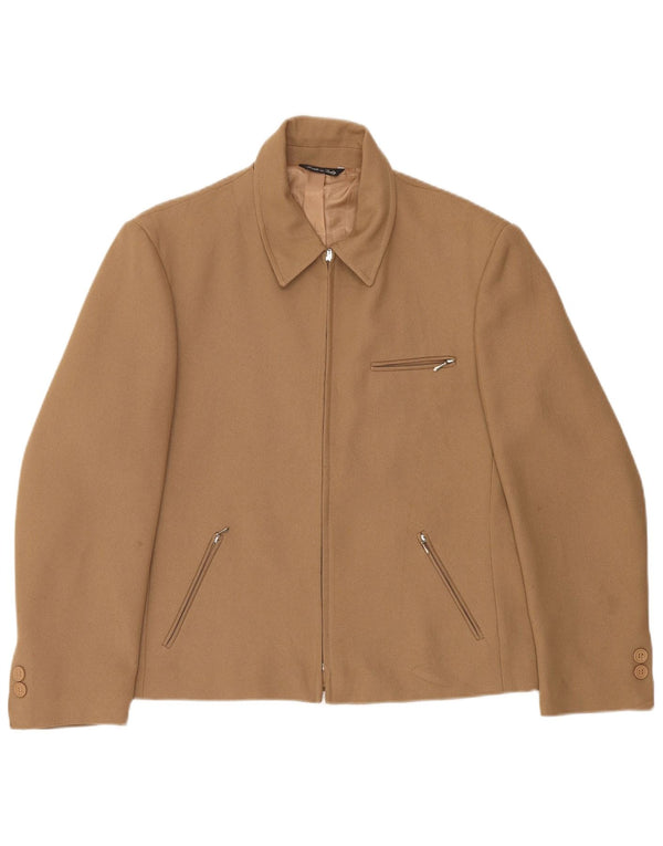 Damska marynarka VINTAGE IT 48 XL, brązowy poliester