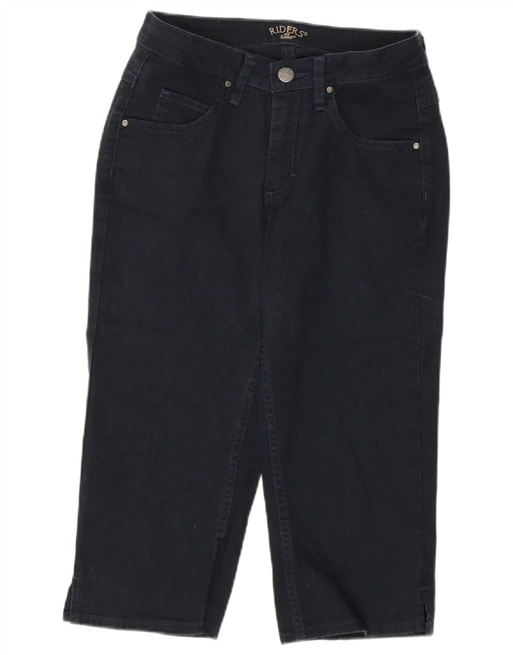 Jeansy damskie LEE Riders Capri US 4 Small W27 L18 Granatowa bawełna