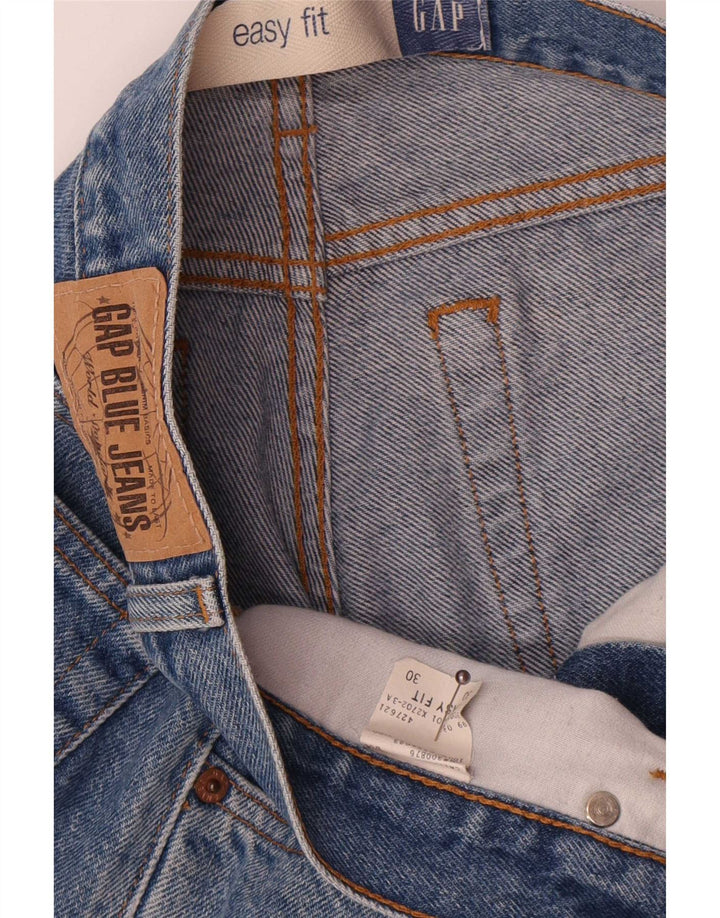 Męskie proste dżinsy Gap Easy Fit W30 L30, niebieska bawełna