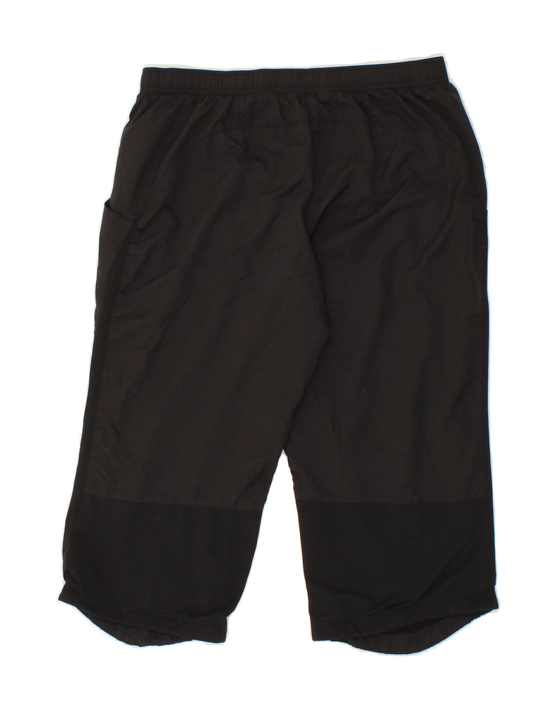 NIKE Womens Capri Tracksuit Trousers UK 10 Small Black Polyester Vintage Nike and Second-Hand Nike from Messina Hembry 