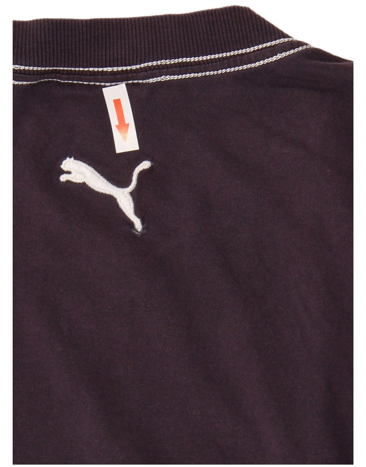 Męska koszulka z grafiką Puma, średnia, granatowa, bawełniana