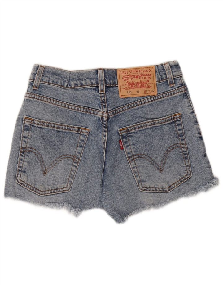 Damskie spodenki jeansowe LEVI'S 525 W27 Małe, niebieskie, bawełniane
