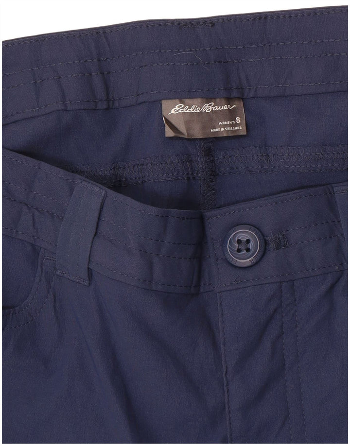 Spodnie damskie EDDIE BAUER Straight Capri US 8 Medium W32 L20 Granatowe