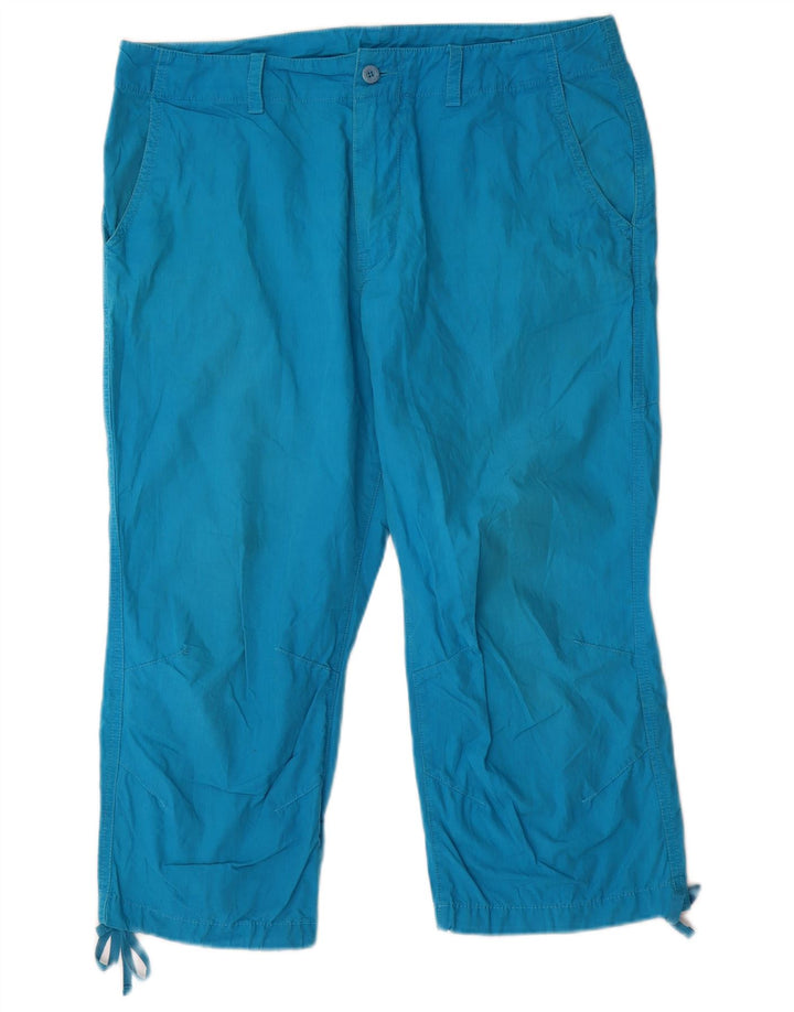 Spodnie damskie KAPPA Perfect Fit Straight Capri IT 48 XL W34 L20 Niebieskie