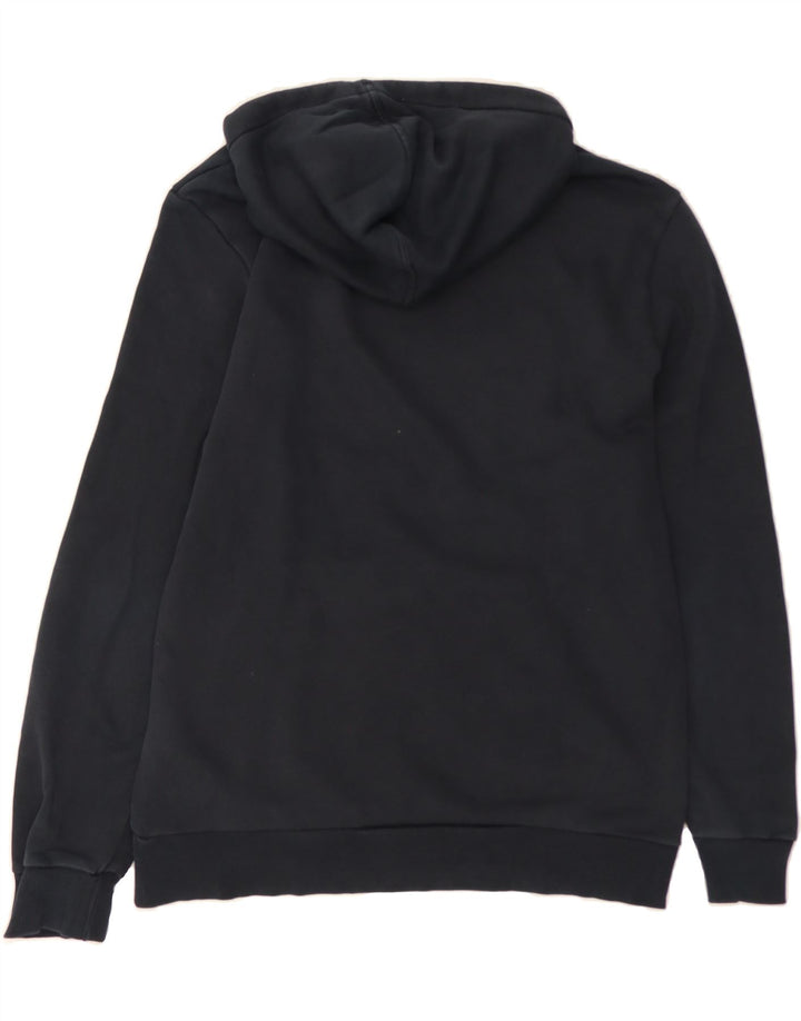 PUMA Mens Hoodie Jumper Medium Navy Blue Cotton Vintage Puma and Second-Hand Puma from Messina Hembry 