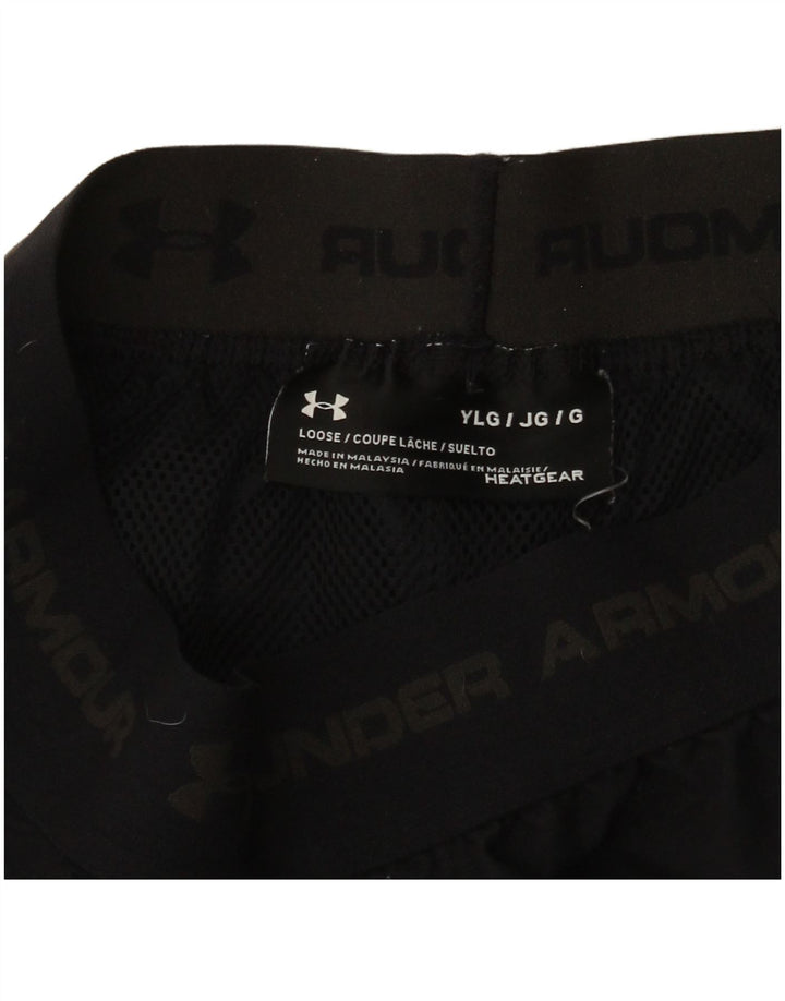 Chłopięce spodenki sportowe Under Armour na 11-12 lat, duże, czarne