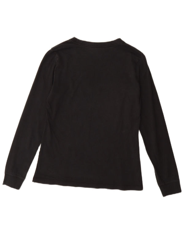 Damska koszulka z grafiką NIKE z długim rękawem UK 10, mała czarna