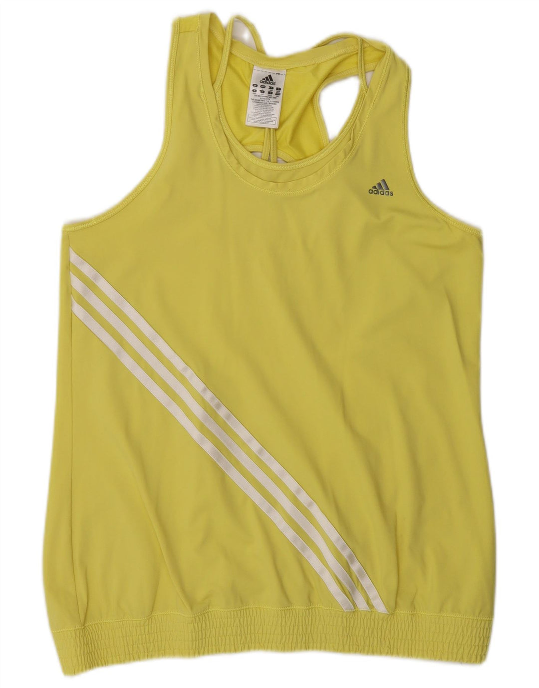 Damska kamizelka Adidas Climacool Top UK 16/18, duża, żółta, poliamidowa
