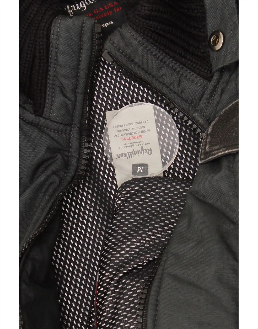 REFRIGIWEAR Męska ocieplana kurtka UK 38 Średni czarny nylon