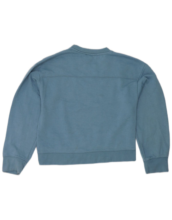 Damska bluza Zara Crop Sweter UK 10 Small Blue Polyester
