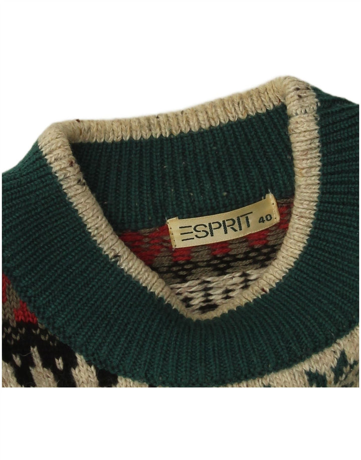 Damski sweter z okrągłym dekoltem Esprit EU 40 Średni wielobarwny Fair Isle