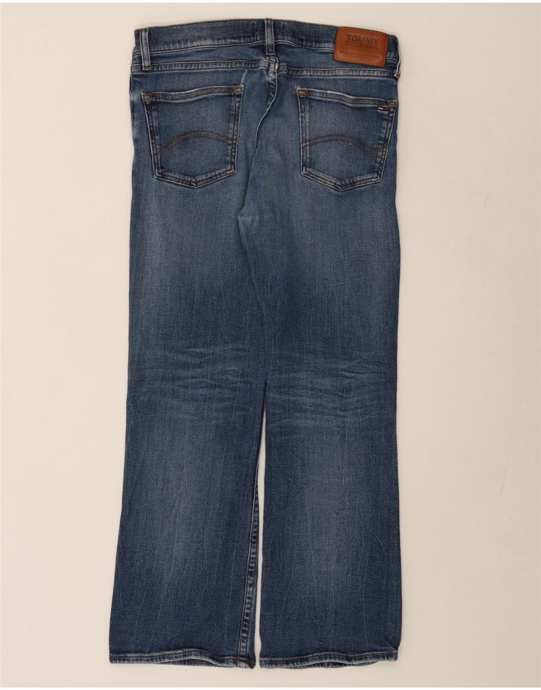 Męskie jeansy Bootcut TOMMY HILFIGER W32 L30 Niebieskie, bawełniane