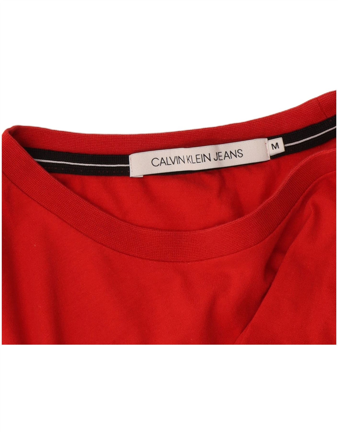 Męska koszulka T-shirt Calvin Klein Jeans, kolor średni czerwony