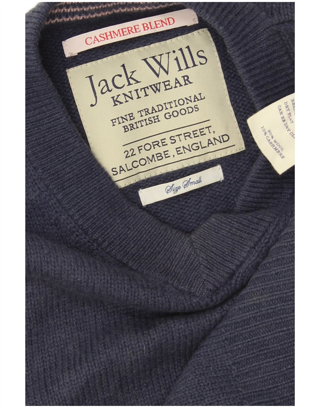 Męski podkoszulek JACK WILLS z kamizelką, mały, granatowy, wełniany