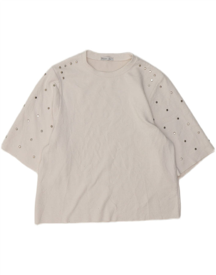 Bluzka damska Zara Top UK 10 Small White